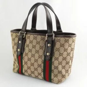 Gucci Canvas GG Beige Sherry Handbag